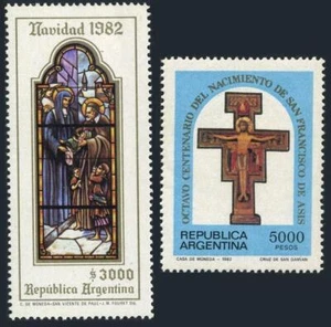 Argentina 1404-1405, MNH. Michel 1612-1613. Christmas 1982. St Vincent de Paul, - Picture 1 of 1