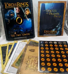 LoTR Le Due Torri La Battaglia di Helm's Deep di Decipher 2002 RPG Completo - Foto 1 di 6