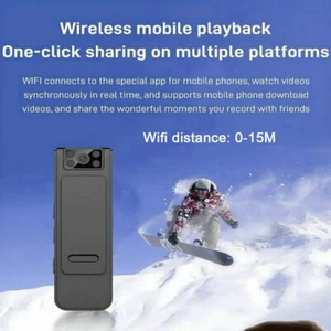 Mini HD 1080P Noise Reduction Camera Portable Wearable Night Vision Recorder NEW - Picture 1 of 14