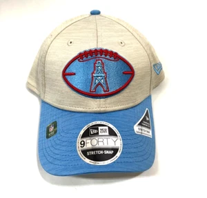 Houston Oilers NFL NE 2024 Sideline Historic Stretch-Snap Snapback Hat~LightGray - Picture 1 of 5