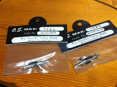 OS MAX 10 FP FS  NEEDLE VALVE ASSEMBLY  QTY 2 (AS MAIN PICTURE)  R/C CARBURETTOR - Image 1 of 4
