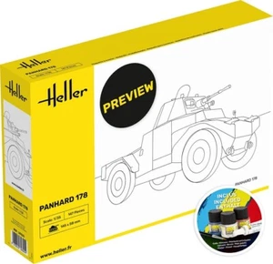 Heller 35325 - 1:3 5 Starter Kit Panhard 178 - Nuovo - Foto 1 di 1