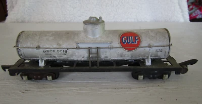 Vintage S Scale American Flyer Train GRCX 5016 Gulf Tanker Car - Image 1 of 4