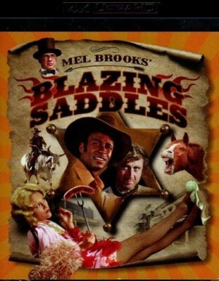 Blazing Saddles (4K Ultra HD + Digital Code, 1974) (Mel Brooks, Gene Wilder) NEW - Image 1 of 2