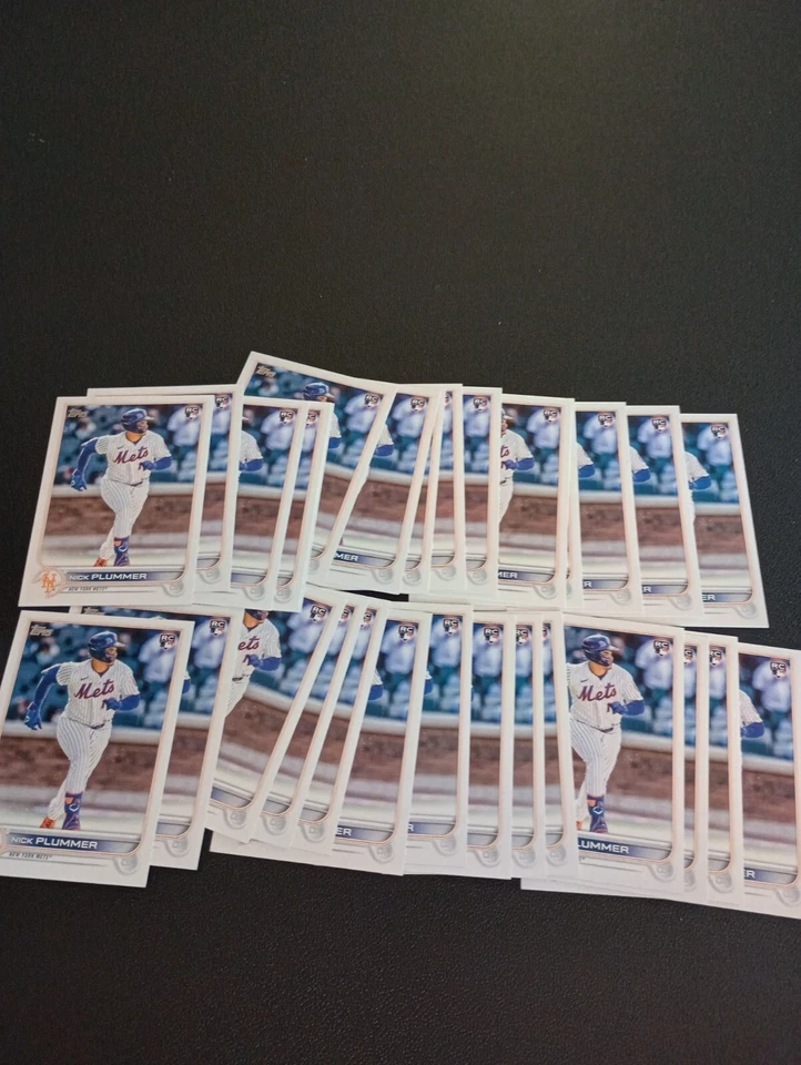 30 ct lot of 2022 Topps Update Nick Plummer Rookie Cards Mets - Image 1 of 1