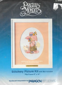 NOS Lot 3 Paragon Precious Moments Needlecraft Kits Mothers Fathers Day to Shine - Picture 1 of 3