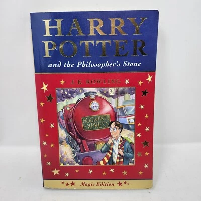 Harry Potter and the Philosopher's Stone Magic Edition 1st Print Paperback - Image 1 of 4