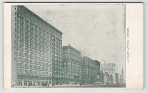 Postkarte Vintage Michigan Avenue in Chicago, IL. - Bild 1 von 2