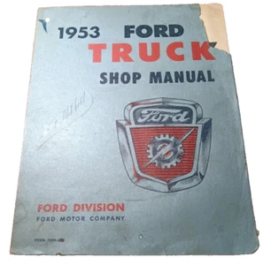 1953 Ford Truck Shop Service Repair Manual Book Engine Drivetrain Electrical OEM - Bild 1 von 17