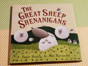 THE GREAT SHEEP SHENANIGANS, PETER BENTLY & MEL MATSUOKA, HARDCOVER, 11" x 11" - Picture 1 of 3