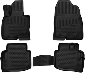 Fits 2016-2023 Mazda CX-9 Floor Mats Front & 2Nd Row Seat Liner Set Fit All-Weat - Picture 1 of 7