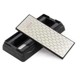 Diamond Sharpening Stone Double Sided 600 1200 Grit Knife Sharpener Whetstone  - Picture 1 of 6