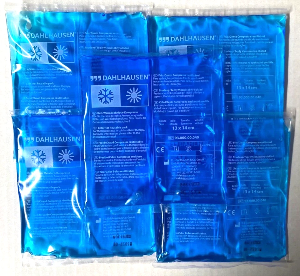 5 x Kalt Warm Kompresse Gel Kältekompresse Kühlkompresse Kühlkissen 13x14 - Bild 1 von 1