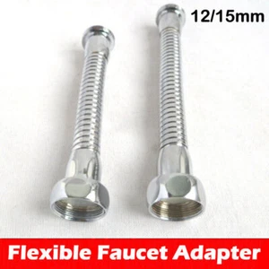 12/15cm Lange Küche - Mixer Wasserhahn Verbinder Flexrohr Schlauchanschlüsse neu - Bild 1 von 9