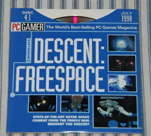 PC Gamer Demo CD - July 1998 - Descent Freespace X-Com Interceptor & More - Picture 1 of 2