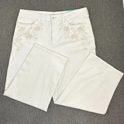 NEW! I.N.C. International Concepts Straight Pants16/33 High Rise Embroidered - Image 1 of 4