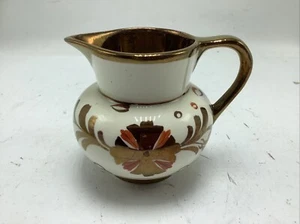 GRAY'S POTTERY CREAM PITCHER Stoke-On-Trent ENGLAND Hand Painted - Picture 1 of 13