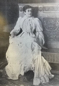 1893 Vintage Magazine Illustration Lady Henry Somerset Women's Temperance Assoc. - Picture 1 of 2