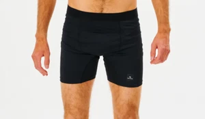PANTALONES CORTOS RIP CURL PARA HOMBRE.LINER SURF NEGRO UPF50+ PROTECCIÓN SOLAR PROTECTOR CONTRA ERUPCIONES S23 - Imagen 1 de 5