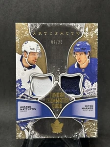 2024-25 UD Artifacts Tundra Teammate Duos Matthews & Marner Premium Relic /25 - Picture 1 of 2