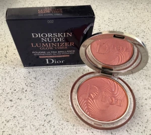 Diorskin Nude Luminizer Glow Vibes Shimmering Glow Powder 002 Coral Vibes BNIB - Picture 1 of 5
