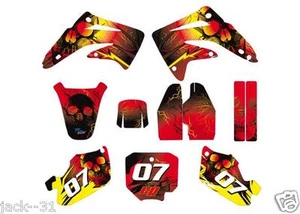 Racing HONDA MX CR 85 CR85 Motocross GRAPHIC KIT CUSTOM PLATE 2003 - 2012 - Bild 1 von 1