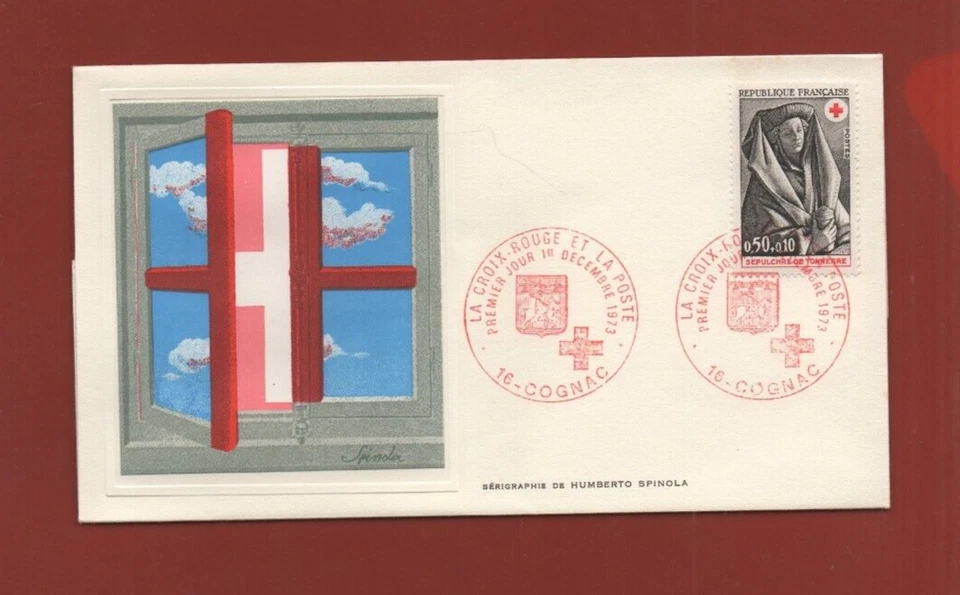FDC 1973 - Cross Red - Sepulchre Hospital of Thunder ( Ref. 4632) - Image 1 of 2