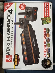 OFFICIAL SEALED 2600 Series ATARI Flashback 4 Classic *76* Games in one Console - Picture 1 of 13