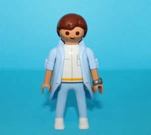 Playmobil Hospital 70190 Doctor Hombre Figura en Abrigo Azul - Imagen 1 de 4