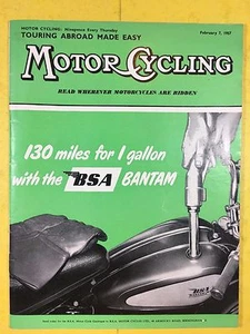 Motor Cycling Magazin - Februar 7, 1957 - 49cc Motobecane Mobymatic - Imagen 1 de 4