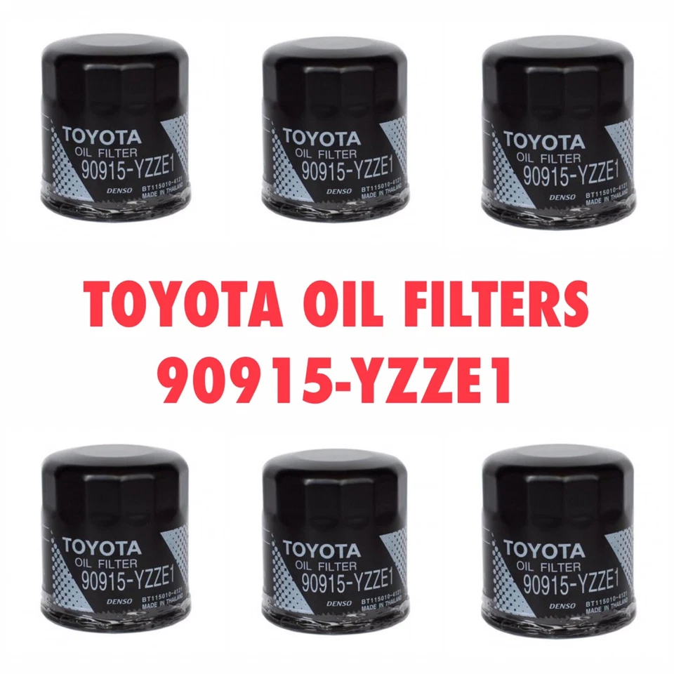 Filtro de aceite 6 filtros 90915-YZZE1 para Toyota Corolla Prius Suzuki Aerio SX4 Foto 1 de 1