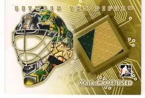 2007-08 ITG Between the Pipes Mask Game Used Marty Turco Stars jersey MGU-15   