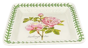 Portmeirion Botanic Roses Garden Salad Plate Square Scarborough Fair - Picture 1 of 2