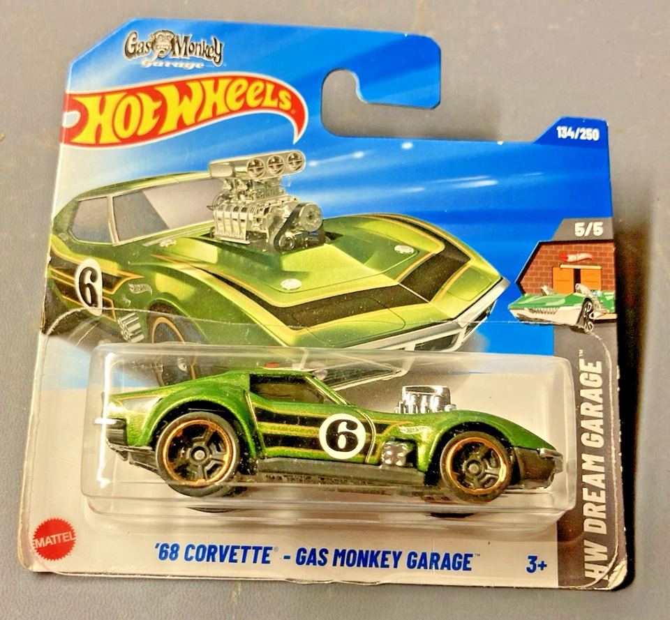 Hot Wheels '68 Corvette - Gas Monkey Garage #134/250 - 2025 H W Dream Garage - Image 1 of 4