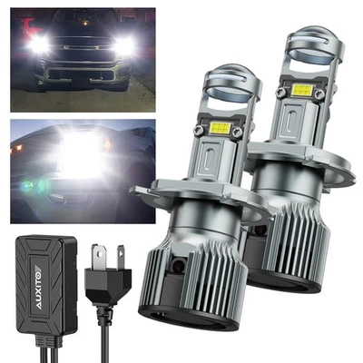 2PCS AUXITO H4 9003 Super White Kit LED Headlight Bulbs High Low Beam Y19 EPA - Image 1 of 4