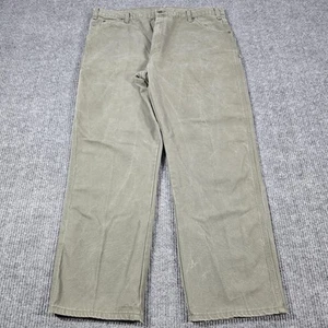 Dickies Carpenter Pants Mens 42x32 Green Workwear Carpenter Baggy W241C10 40x31 - Picture 1 of 11