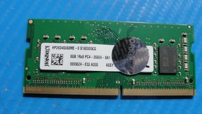 Memoria RAM SO-DIMM HP26D4S9S8ME-8 HP 840 G5 Kingston 8 GB 1Rx8 PC4-2666V Foto 1 de 2