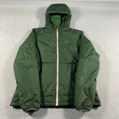 REI Trailmade Jacket Mens Medium Green Co-op Puff Gorpcore Outdoors - Image 1 of 4