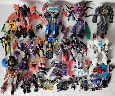 Transformers junker lot for parts or repair only Prime Predaking wreck gar etc - Image 1 of 4
