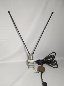 Podwójne anteny biczowe z włókna szklanego 1 kabel vintage radio CB szynka - Zdjęcie 1 z 12