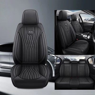 Conjunto completo de capa de assento de couro ecológico 5 lugares para BMW 5 6 7 series 730i 740i 750i 840i - Imagem 1 de 4