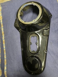 1.	Shovelhead black primary cover was painted for my personal project. - Bild 1 von 2