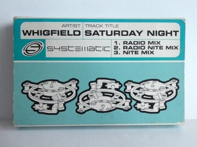 Whigfield – Saturday Night , Cassette Single UK 1994 Electronic Euro House - Image 1 of 4