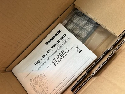 Panasonic ET-LAD57W Replacement Lamps Dual Pack (Twin Pack) For DLP Projectors - Image 1 of 2