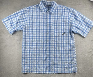 Vintage Y2K Southpole Button Up Hemd Herren XL Blau Weiß Streetwear Loose Fit - Bild 1 von 7