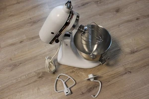 Kitchen Aid ULTRA POWER 300Watt Weiß 5KSM90EWH 220-240Volt Neues Zubehör! - Bild 1 von 16