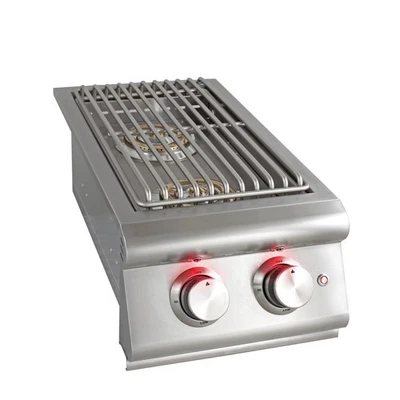 Blaze Lte Built-in Natural Gas Stainless Steel Double Side Burner With Lid - Image 1 of 4