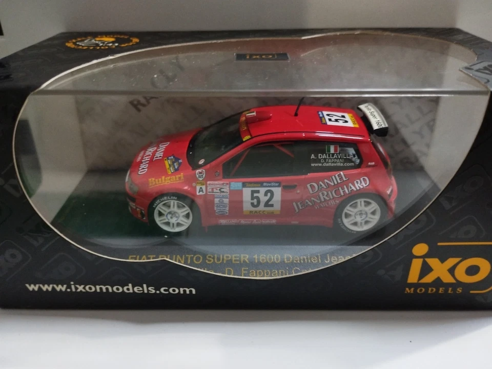 IXO Fiat Punto Super 1600 #52 Dallavilla - Fappani Catalunya 2001 Scala 1/43 - Immagine 1 di 1