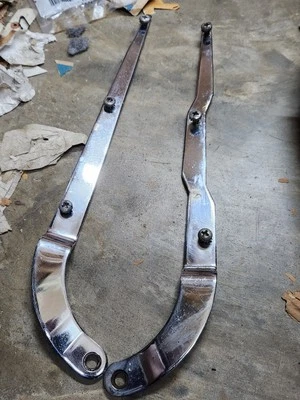 Chevrolet Corvette C3 1968 1969 1970-1978 asiento trasero bisagras lado del conductor OEM Foto 1 de 4