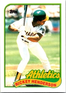 1989 Topps Traded #48T Rickey Henderson - Bild 1 von 2